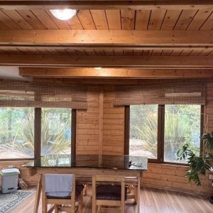 کلبه باغ چوبی رشت